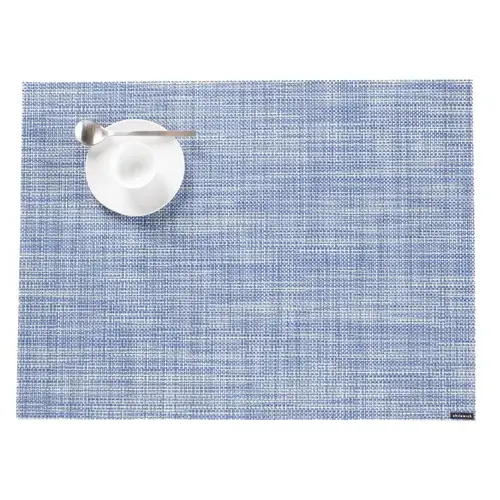 Chilewich 100132-030 Placemats Chambray Vinyl 19" L X 14" W Chambray