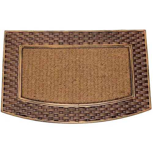 Rockport Premium PRIN2234-01 Door Mat 34" L X 22" W Beige/Brown Coir/Rubber Beige/Brown