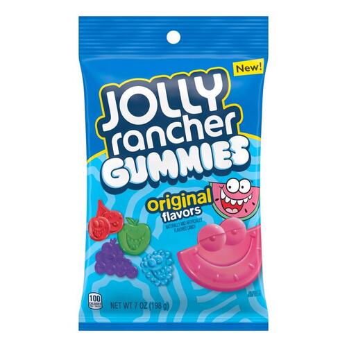 Jolly Rancher 10700 70262 Candy Gummies Blue Raspberry/Cherry/Grape/Green Apple/Watermelon 7 oz