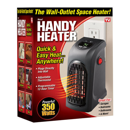 Handy Heater HEAT-MC12/4 Wall Heater 250 sq ft Black