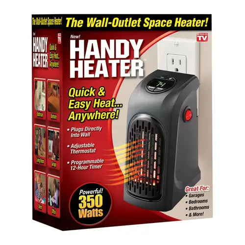 Handy Heater HEAT-MC12/4 Wall Heater 250 sq ft Black