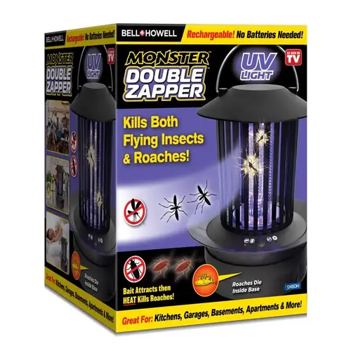 Bell + Howell 7902 Insect And Mosquito Zapper Monster Indoor and Outdoor 1200 sq ft 18 W