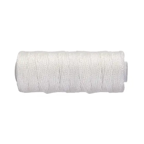 Mason Line 100 ft. L White Diamond Braided Polyester White