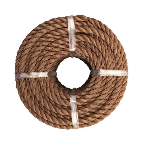 Rope 1/4" D X 50 ft. L Brown Twisted Polypropylene Brown