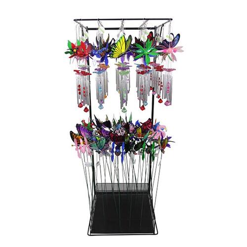 Exhart 05043 Wind Chime WindyWings Assorted Plastic Assorted