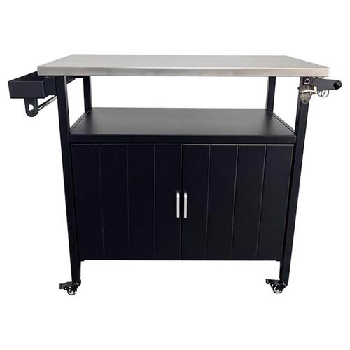 Grill Table Steel 35.83" H X 18.9" W X 37.8" L