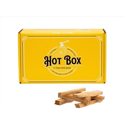 Hot Box Cooking Wood POWOAK Mini Logs All Natural Oak 350 cu in