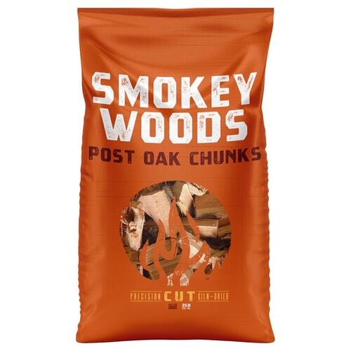 Wood Smoking Chunks All Natural Post Oak 350 cu in