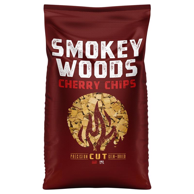 Smokey Woods SW-20-15-192 Wood Smoking Chips All Natural Cherry 192 cu in