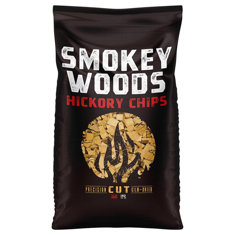 Smokey Woods SW-20-20-192 Wood Smoking Chips All Natural Hickory 192 cu in