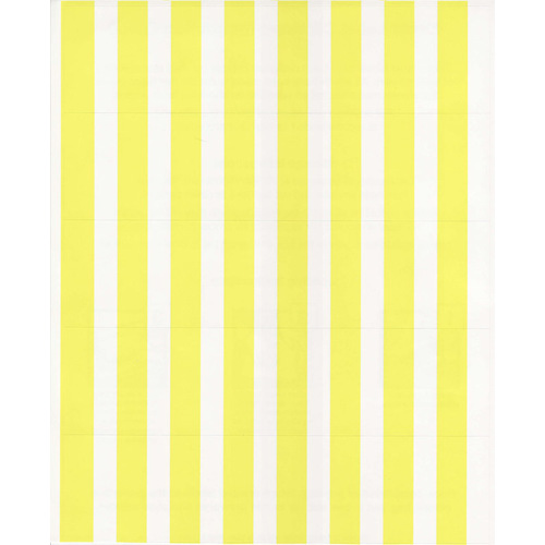 Bin Tag Labels 8-1/2" H X 11" W Rectangle Yellow Yellow