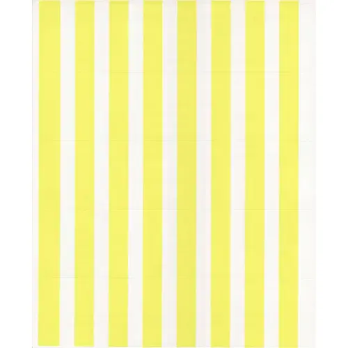 Bin Tag Labels 8-1/2" H X 11" W Rectangle Yellow Yellow