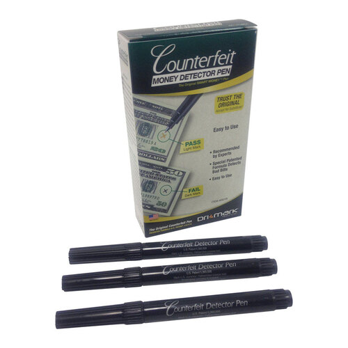 Counterfeit Pens Smart Money Multi-Colored - pack of 12