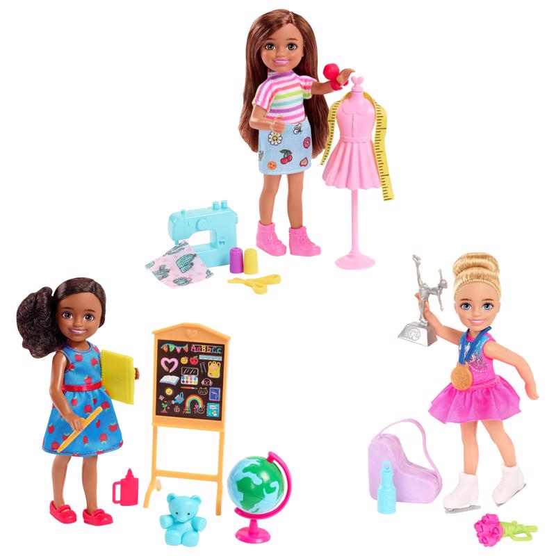 Barbie GTN86-XCP6 Chelsea Career Doll Multicolored 26 pc