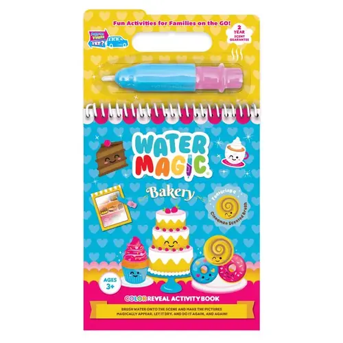 Color Reveal Activity Pad Water Magic Paper Multicolored 2 pc Multicolored