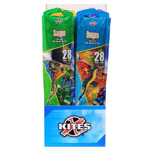X Kites 82460D Kites X Dragon Polyester Assorted Assorted