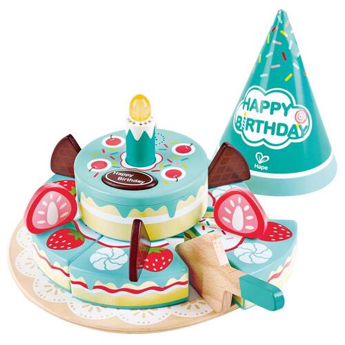 Hape E3180 Interactive Birthday Cake 16 pc