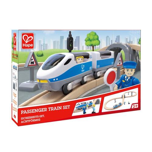 Hape E3729 Passenger Train Set Multicolored 26 pc Multicolored