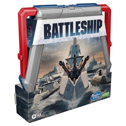 Hasbro HSBF4527 Battleship Classic Board Game Plastic Multicolored Multicolored