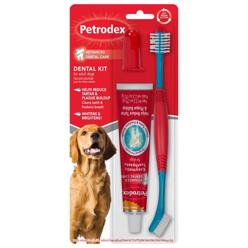 SENTRY 52077 Oral Care Dental Kit Petrodex Dog