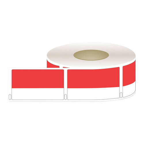 CENTURION CS GENR-3 Bin Tag Labels - Roll Dymo Printer Adhesive Backed Red 0 each Red