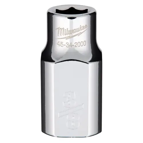 Socket 3/8" X 1/2" drive SAE 6 Point Standard Chrome