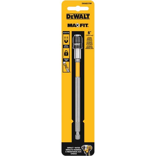 DEWALT DWA6EXTMF Bit Extension MaxFit 6" Steel 1/4" Hex Shank