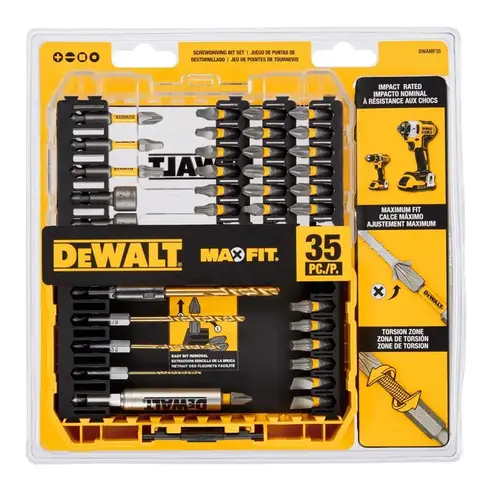 Screwdriving Bit Set Max Fit Assorted S2 Tool Steel