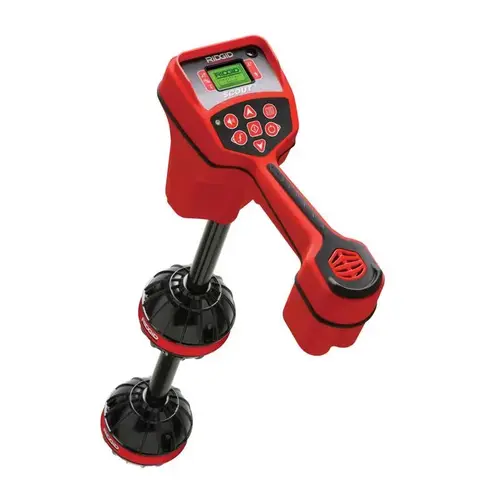 15 Ft. Measurement Depth, Audible and Visual Utility Line Locator Red