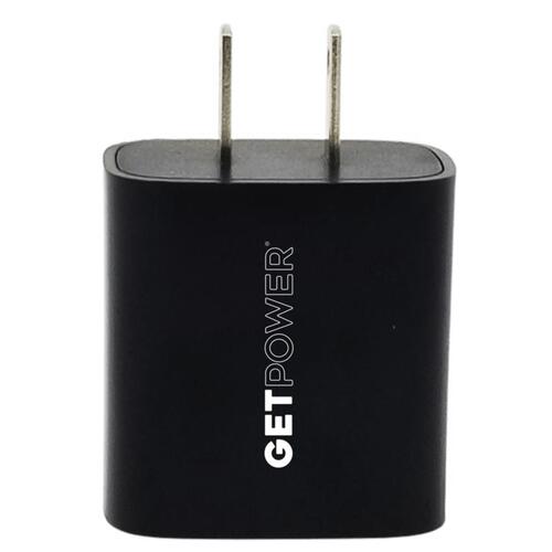 GetPower CWP-2USBACPD USB PD Charger Black For Universal Black