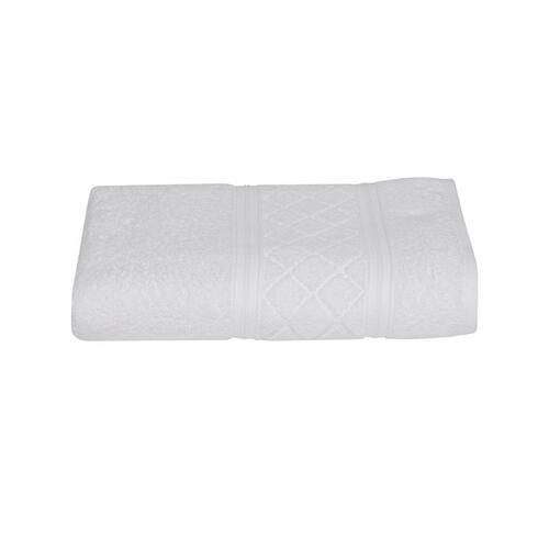 Bath Towel Radiance White Cotton White - pack of 6