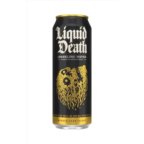 Liquid Death 00322 Sparkling Natural Mineral Water Sparkling Water 19.2 oz