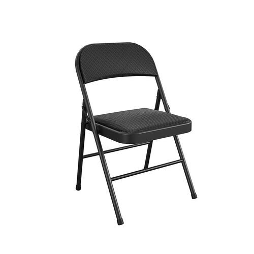 Cosco 14-995-JBD4 Folding Chair Black Fabric Black