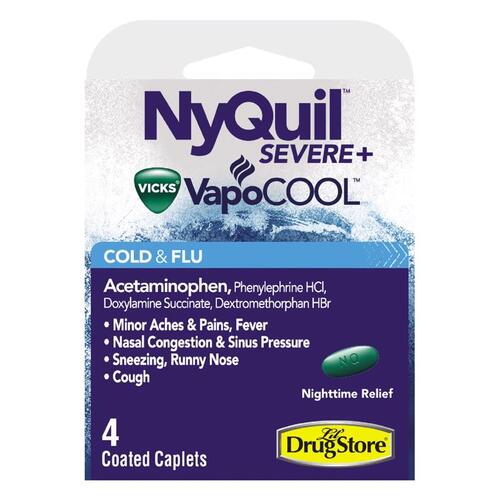 Cold & Flu Relief NyQuil VapoCOOL Green Green
