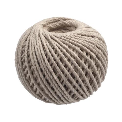 Rope 400 ft. L Natural Cabled Cord Cotton Poly Blend Natural