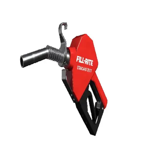 Fill-Rite SDN075RAN Automatic Fuel Nozzle, Standard Duty, Red, 3/4 In.