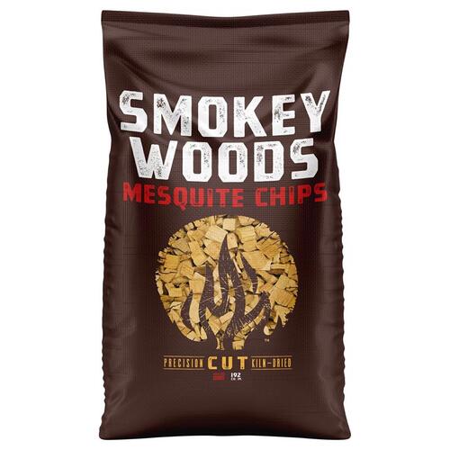 Wood Smoking Chips All Natural Mesquite 192 cu in