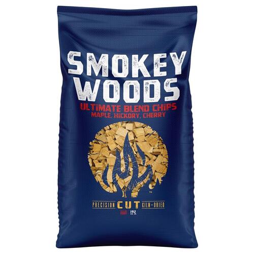 Wood Smoking Chips All Natural Cherry/Hickory/Maple 192 cu in