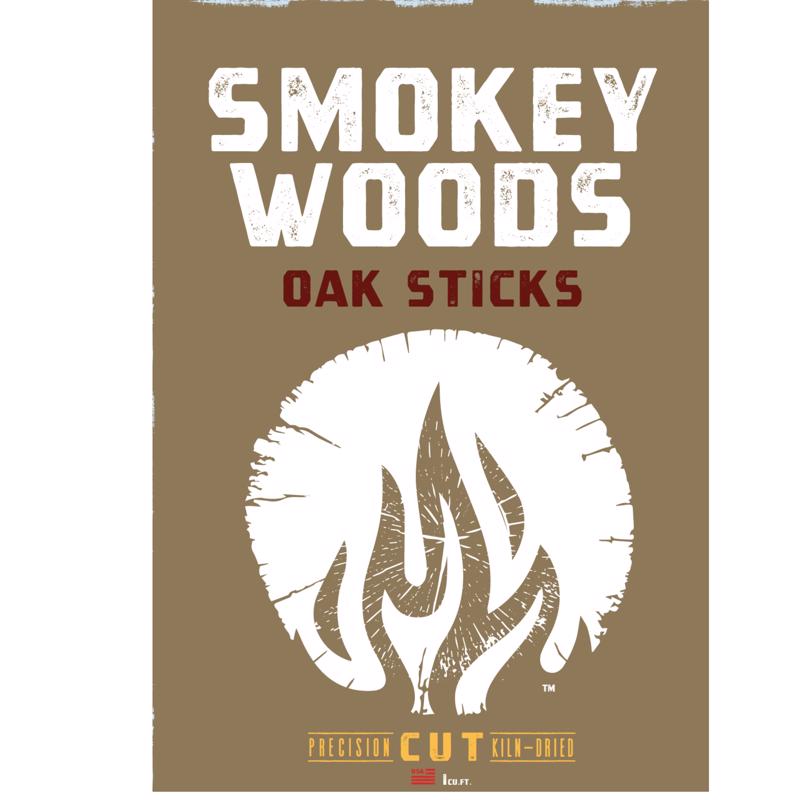 Smokey Woods SW-30-25-1728 Cooking Logs All Natural Oak 1 cu ft