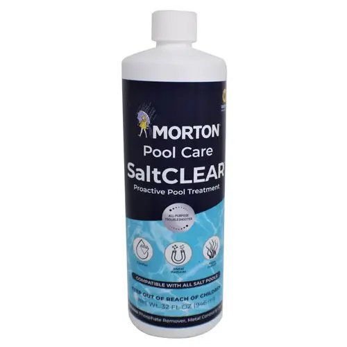 Morton Pool Care MPC-CLR32 Clarifier SaltCLEAR Liquid 32 oz