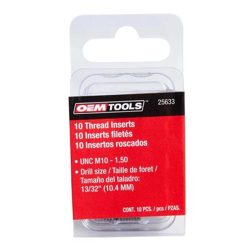 OEM Tools 25633 Thread Insert M10-1.5" Stainless Steel Non Locking Helical 10.4 mm Bright