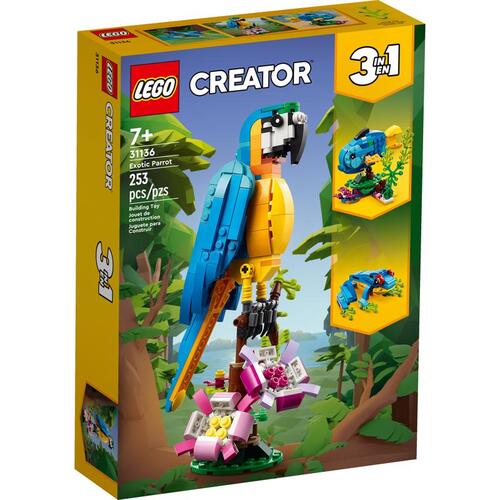 Lego 31136 31136 Creator Parrot Creator Multicolored 253 pc Multicolored