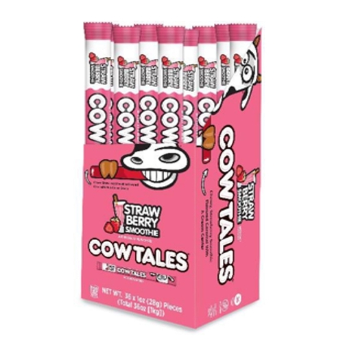 Goetzes Candy 80105-XCP36 Candy Goetzes Cow Tales Strawberry Smoothie 36 oz - pack of 36