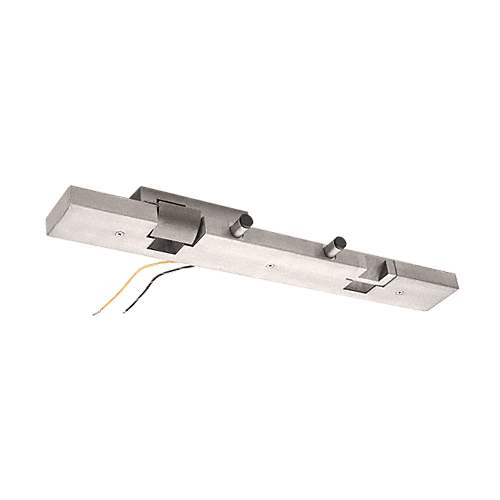 Brushed Stainless Left Hand Combination Strike/Keeper for Single Patch Doors
