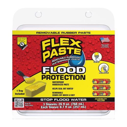 Rubber Coating Flood Protection Yellow 26 oz Yellow - pack of 3
