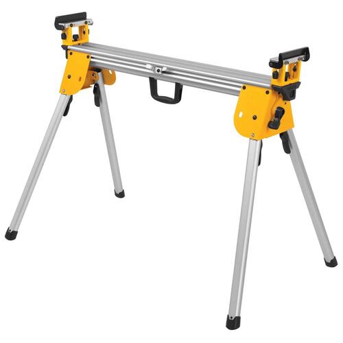 DEWALT DWX724 Compact Miter Saw Stand Aluminum 32" H X 100" W 500 lb Yellow Yellow