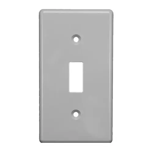 Cantex EZSL-TGL Switch Cover EZ Box Rectangle Thermoplastic 1 gang Gray