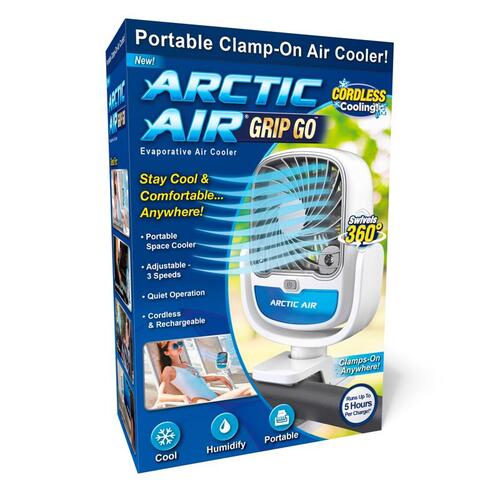 Arctic Air AAGG-MC12/4 Evaporative Cooler Grip Go Portable White