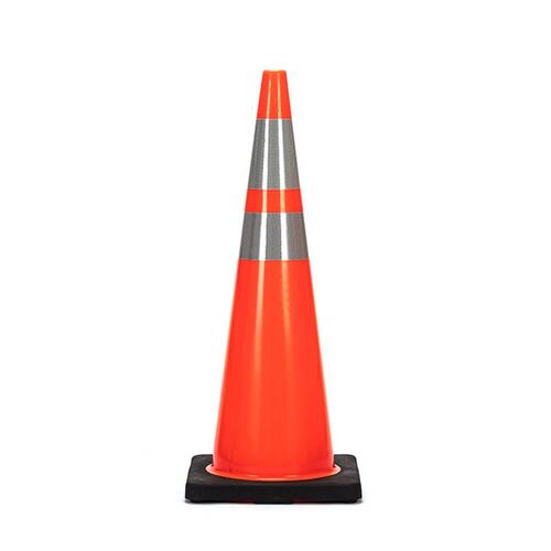 Safety Cone 36" Triangular Orange Orange