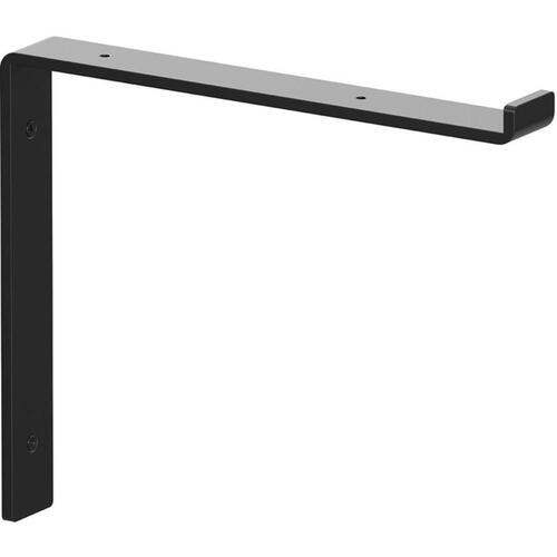 Knape & Vogt RP-201SL-10BK Bracket Black Steel Shelf 10" L 75 lb Black